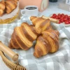 Simulation bread, croissant, PU bread, cake model, cake shop decoration sample, display item, slow rebound film and television props details Picture